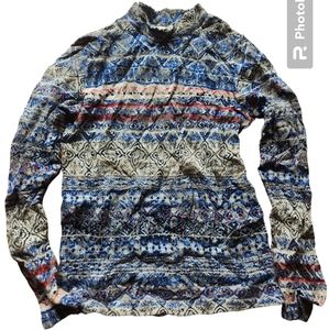 Aldomartin print mockneck